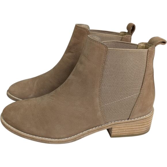Eileen Fisher Ankle Boots Chelsea 8 Blink Tumbled Nubuck Booties - Picture 8 of 13